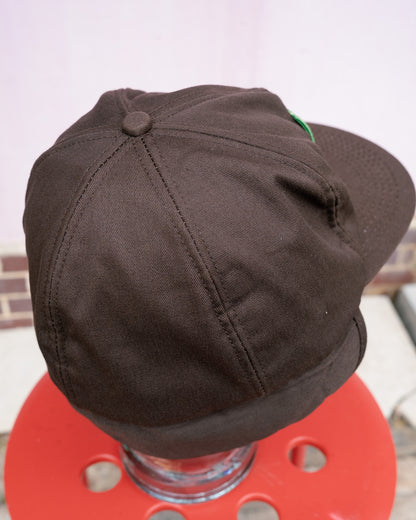 1980s "K-Products" Brown's Seed Fleece Ear-Flap Winter Hat