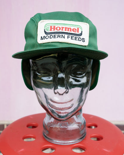1970-80s "K-Products" Hormel Modern Feeds Ear-Flap Hat