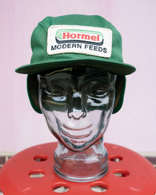 1970-80s "K-Products" Hormel Modern Feeds Ear-Flap Hat