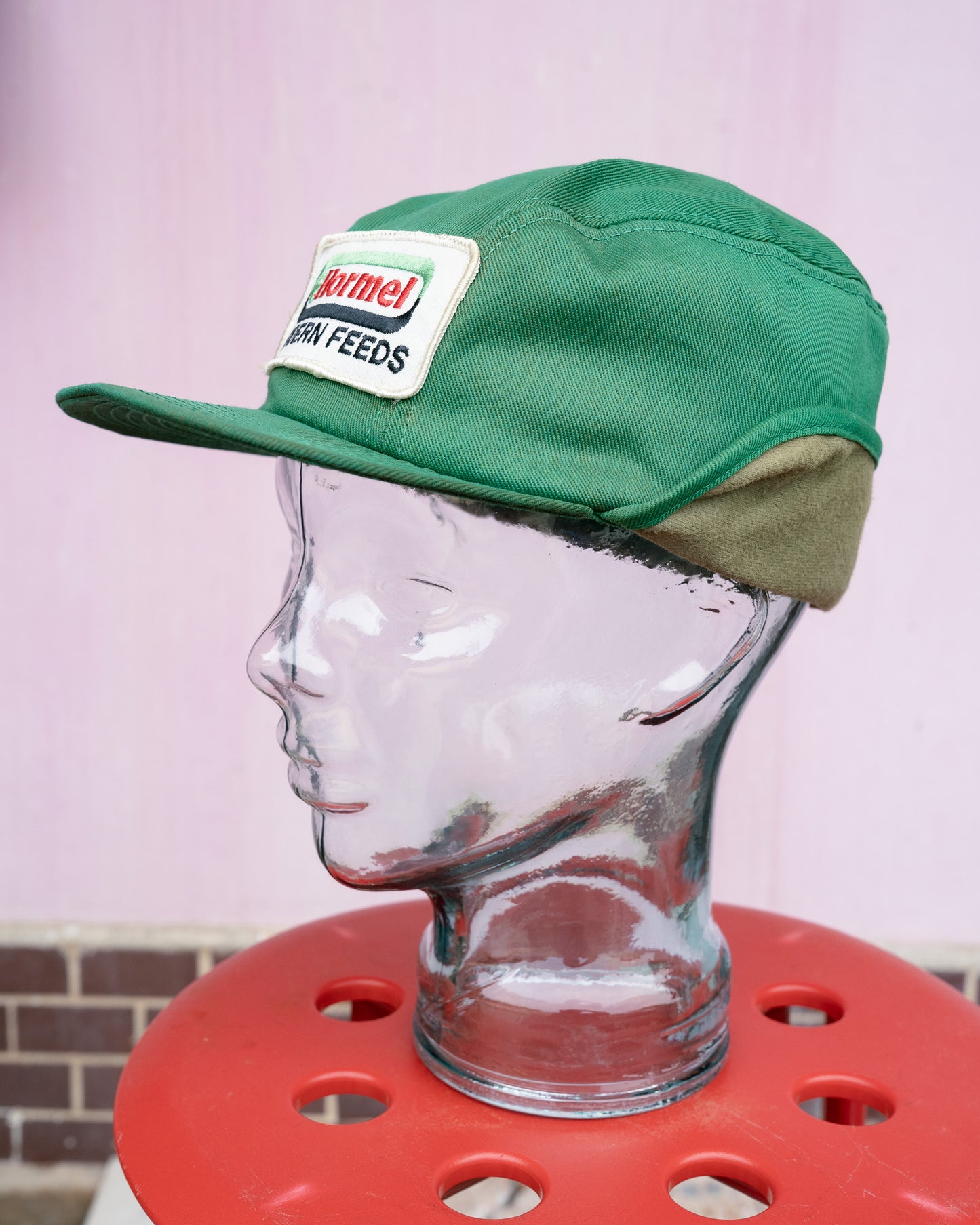 1970-80s "K-Products" Hormel Modern Feeds Ear-Flap Hat