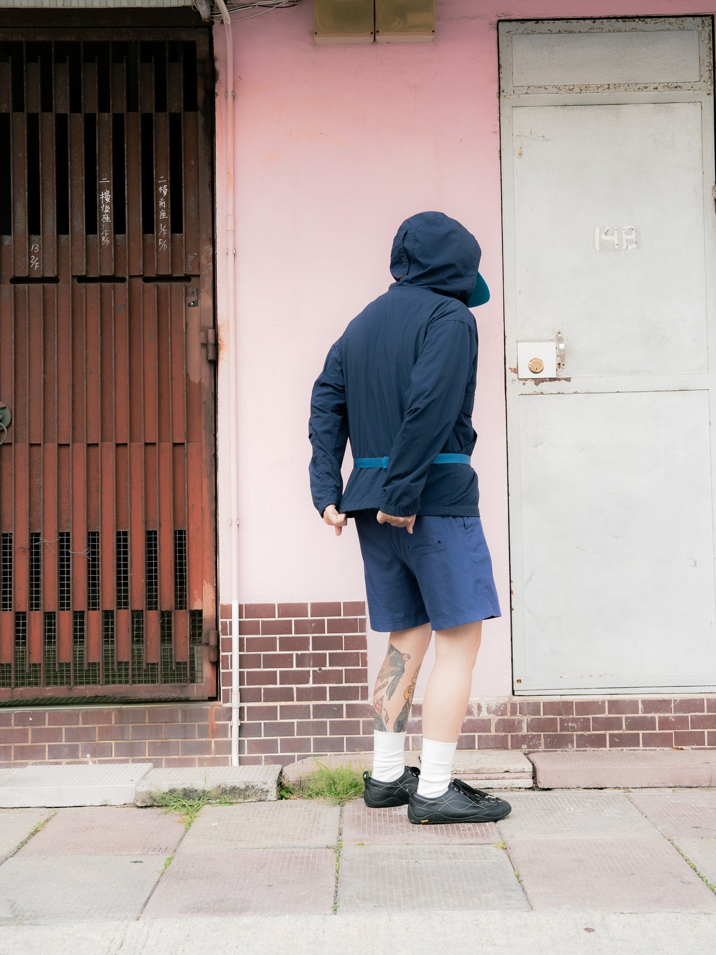 1990s "COLUMBIA" Nylon Anorak Pullover