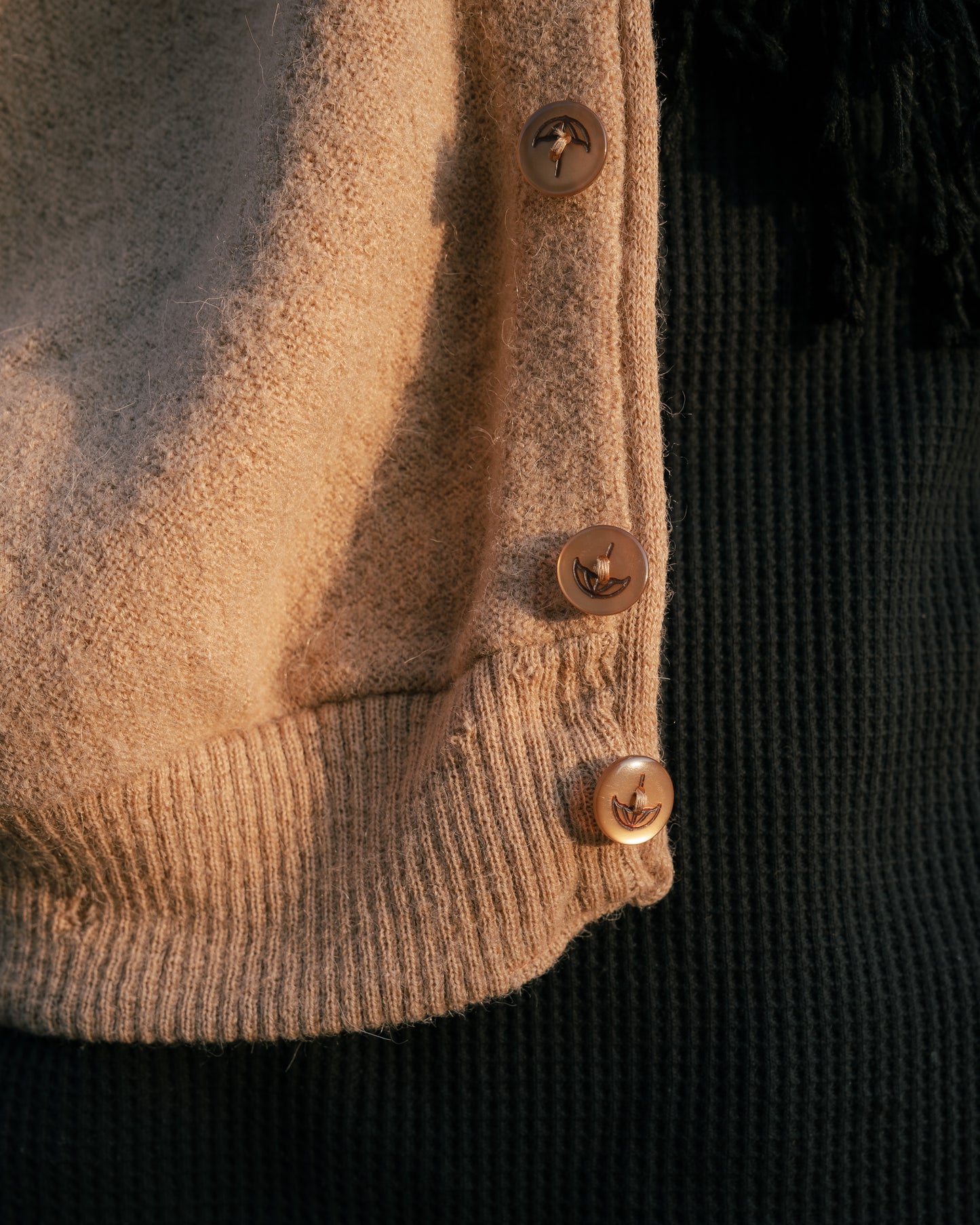 1970s "Arnold Palmer Robert Bruce" Alpaca Wool Cardigan