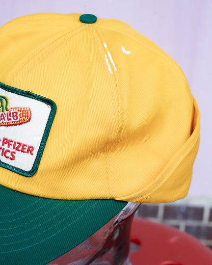 Early 1980s DeKalb Pfizer Genetics Two-Tone Ear Flap Hat