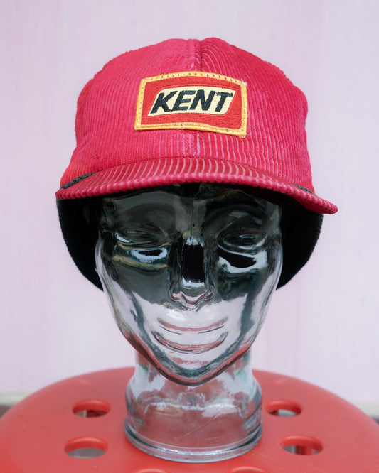 1970-80s KENT Corduroy Knit Ear-Flap Winter Hat