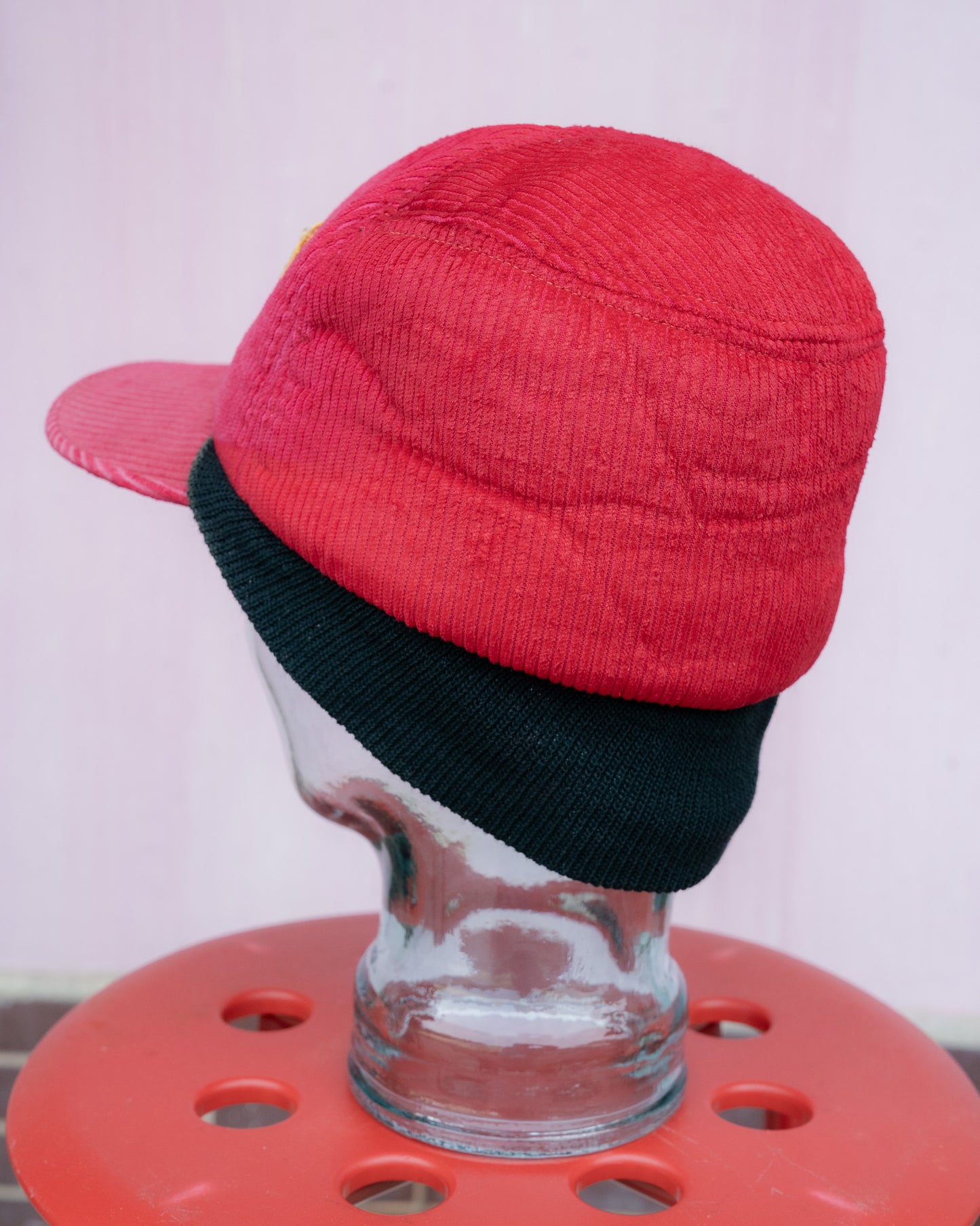 1970-80s KENT Corduroy Knit Ear-Flap Winter Hat
