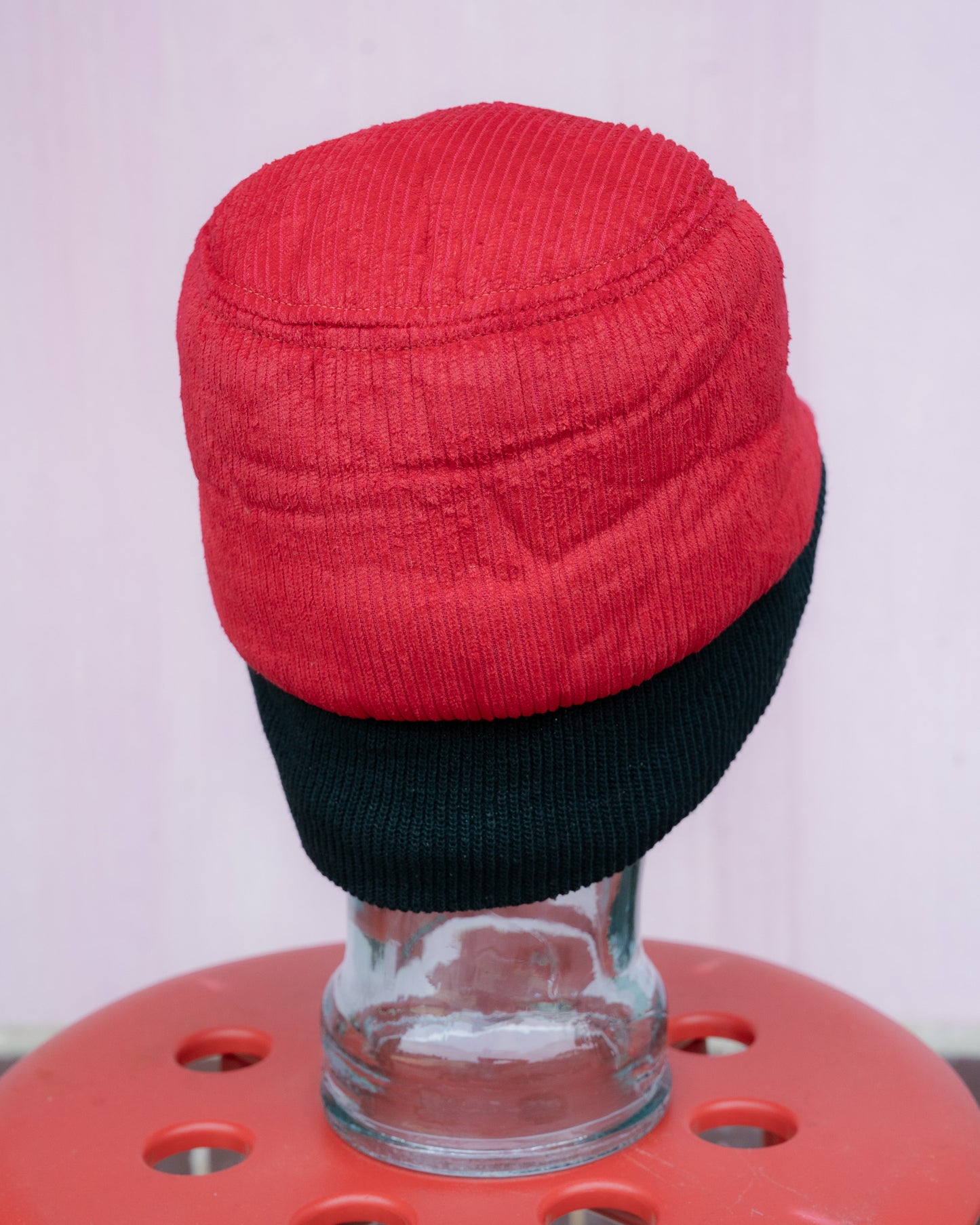 1970-80s KENT Corduroy Knit Ear-Flap Winter Hat