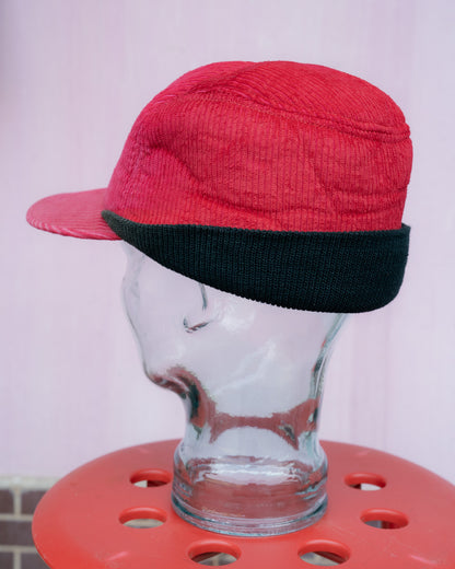 1970-80s KENT Corduroy Knit Ear-Flap Winter Hat