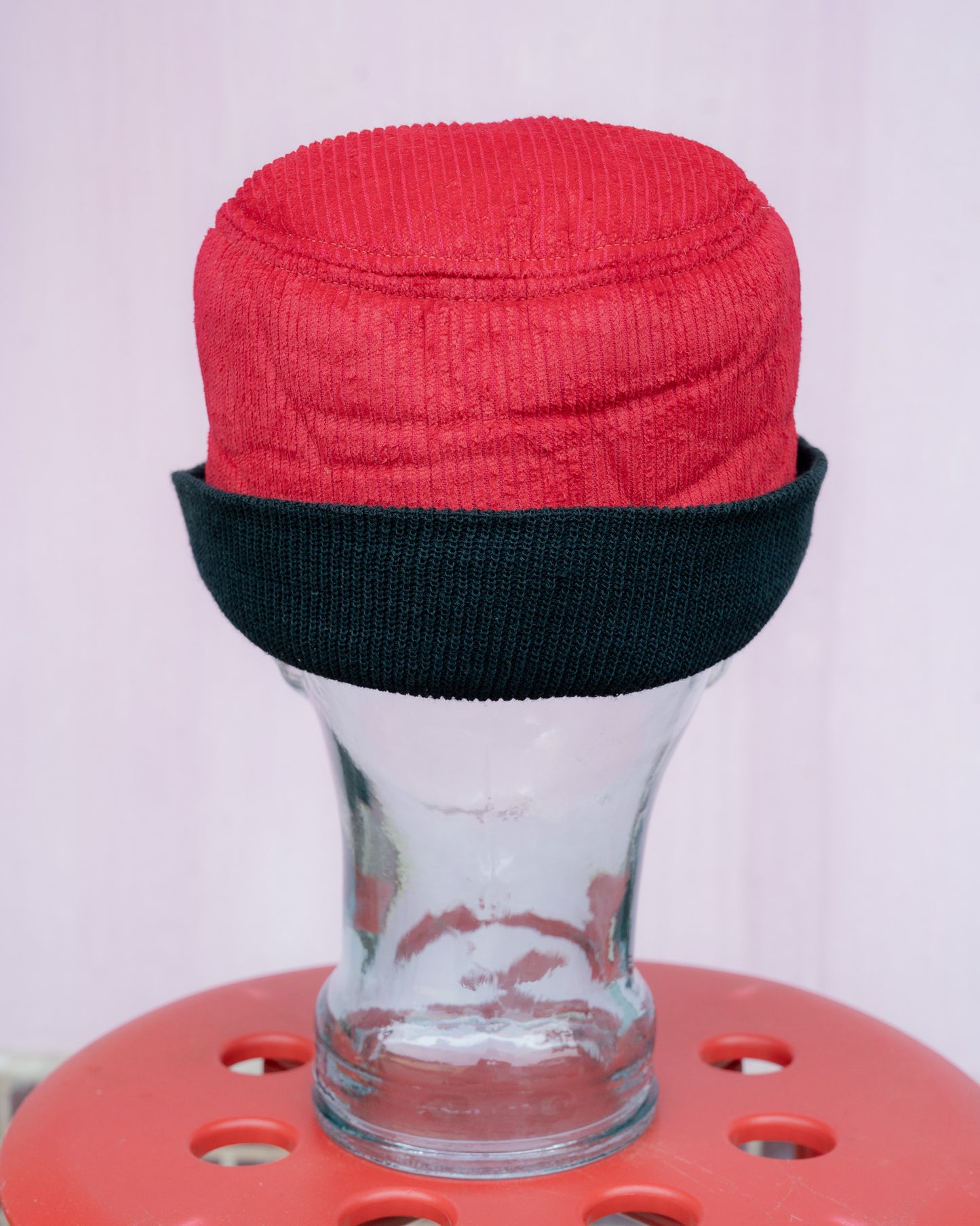1970-80s KENT Corduroy Knit Ear-Flap Winter Hat