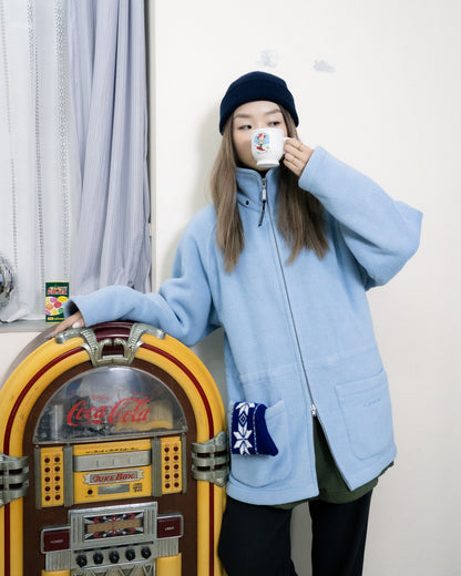 "EIDER" Fleece Zip-Up Jacket