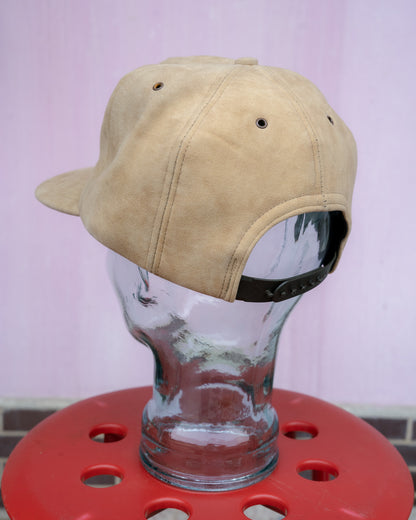 1980s "Paramount Cap Mfg Co." Paymaster Seeds Faux Suede Cap