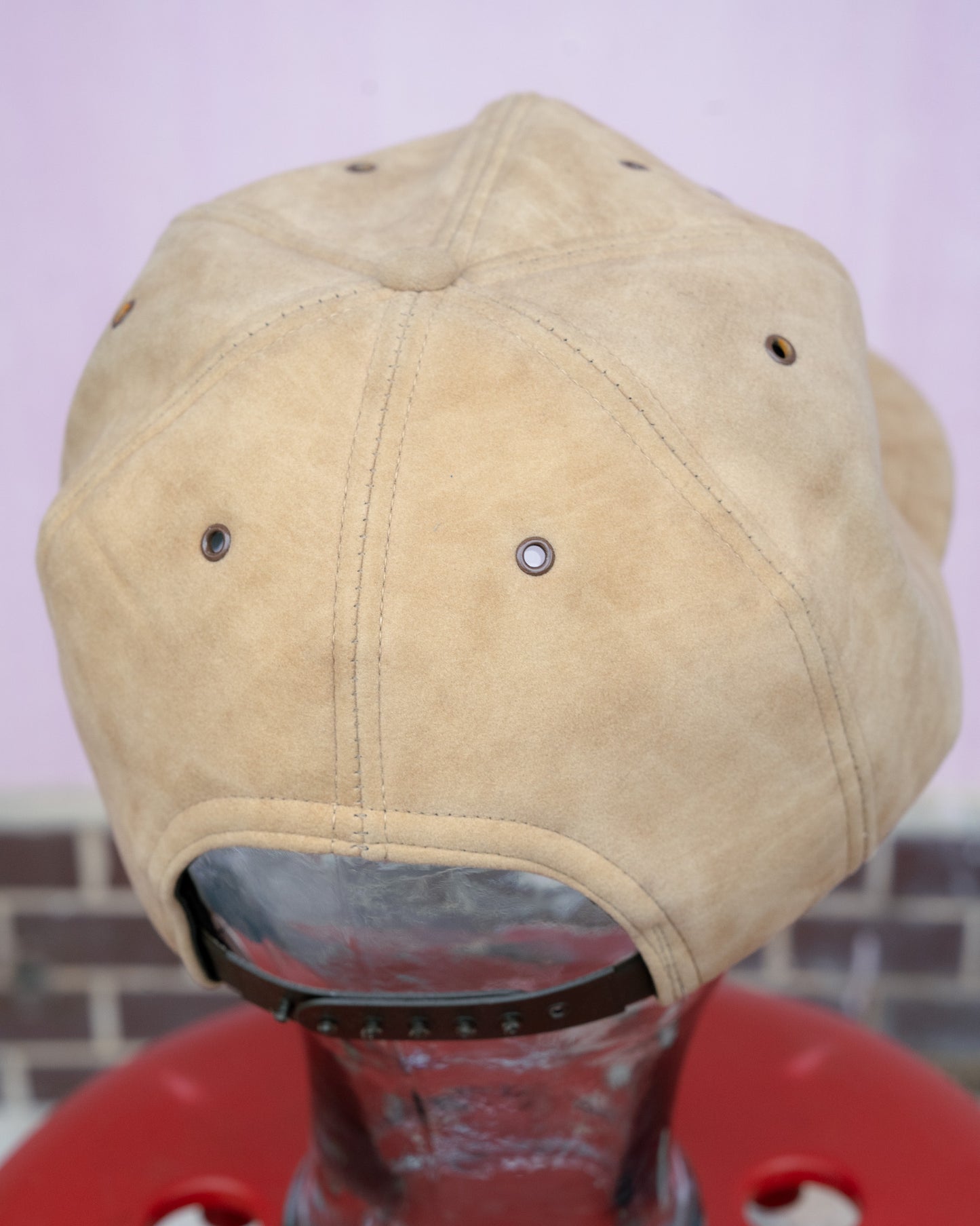 1980s "Paramount Cap Mfg Co." Paymaster Seeds Faux Suede Cap
