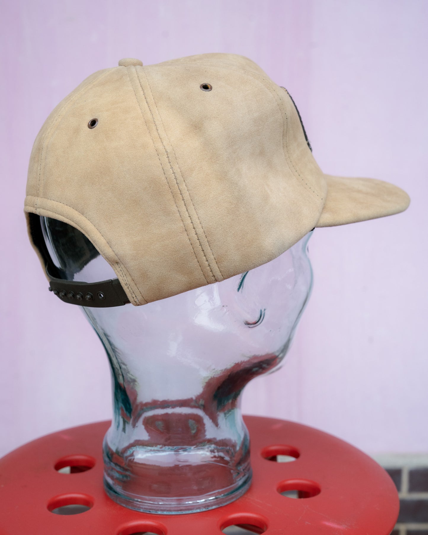 1980s "Paramount Cap Mfg Co." Paymaster Seeds Faux Suede Cap