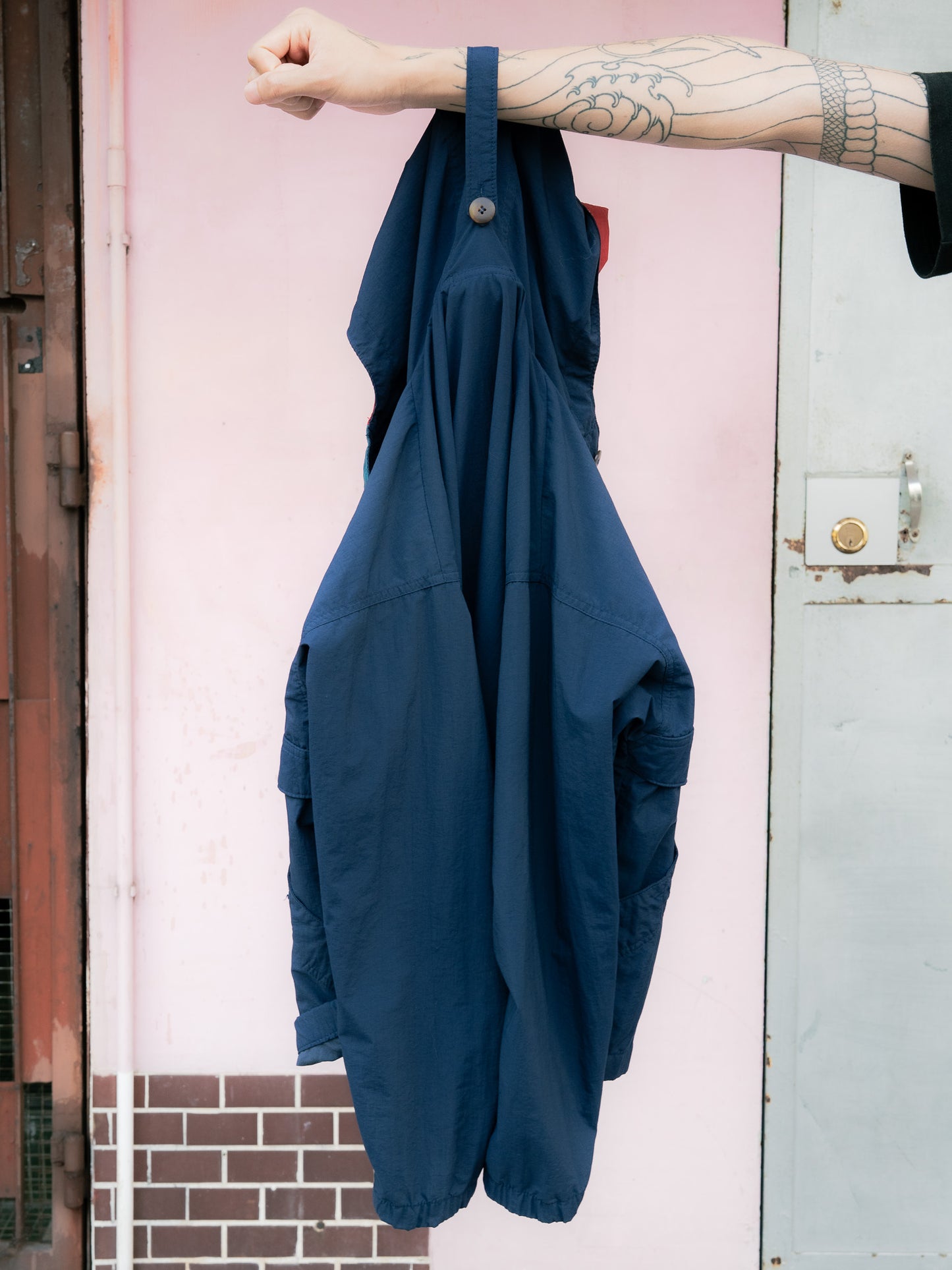 1990s "COLUMBIA" Nylon Anorak Pullover