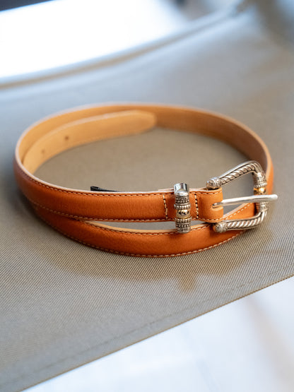 2000s "BRIGHTON" B10016 Cabal Buckle Slim Leather Belt