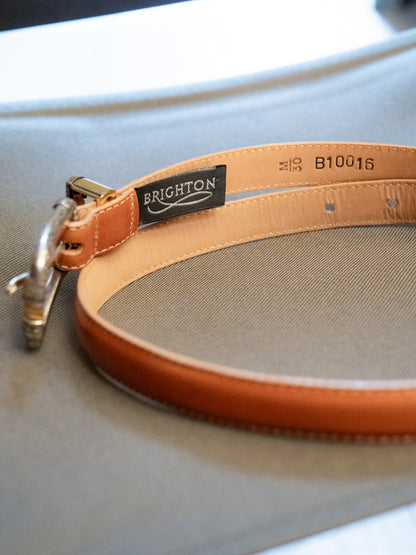2000s "BRIGHTON" B10016 Cabal Buckle Slim Leather Belt