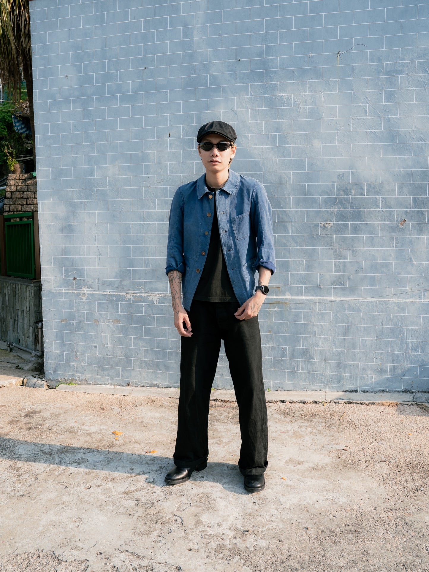 1940s French Indigo Work Jacket