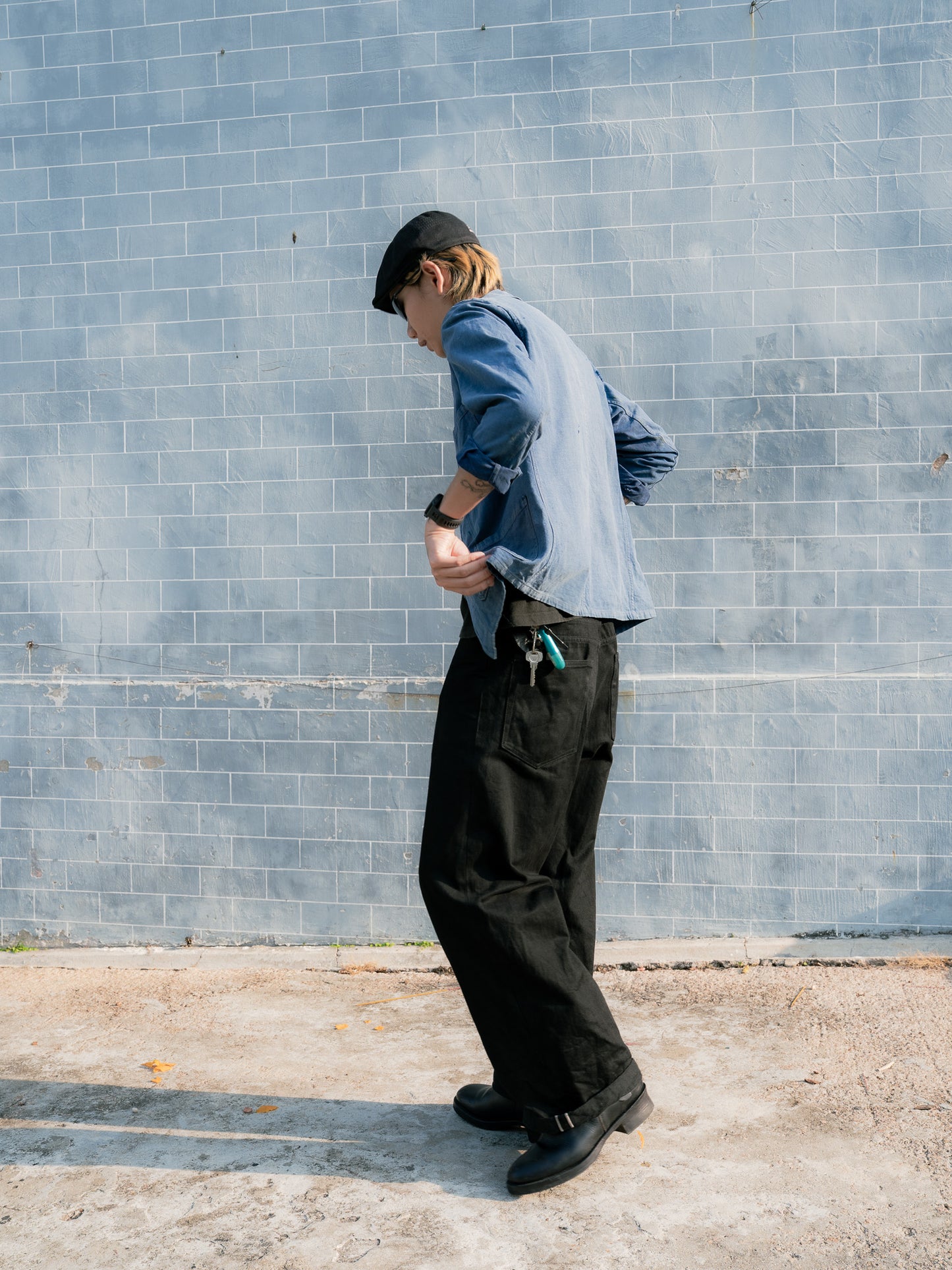 1940s French Indigo Work Jacket