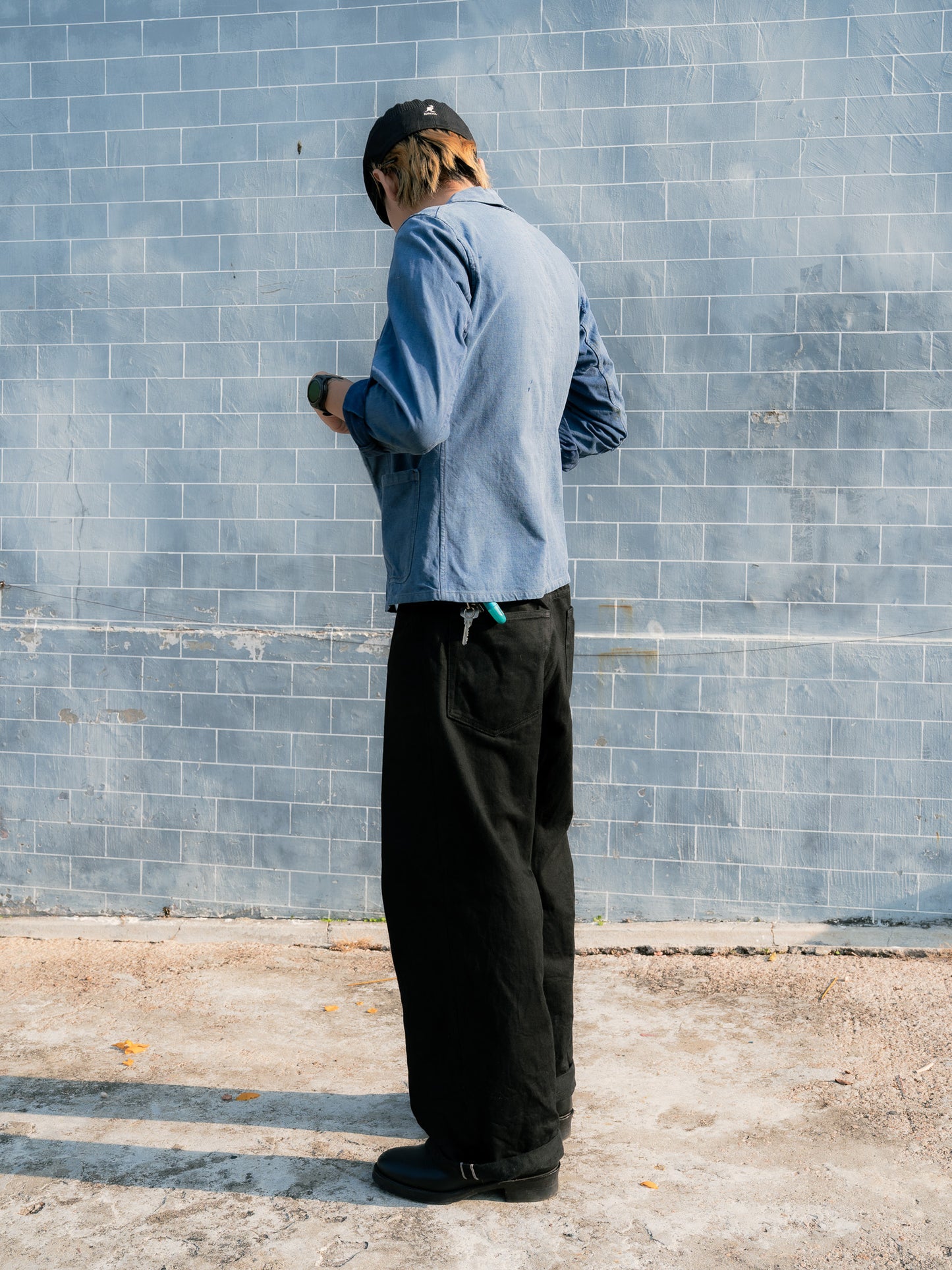 1940s French Indigo Work Jacket