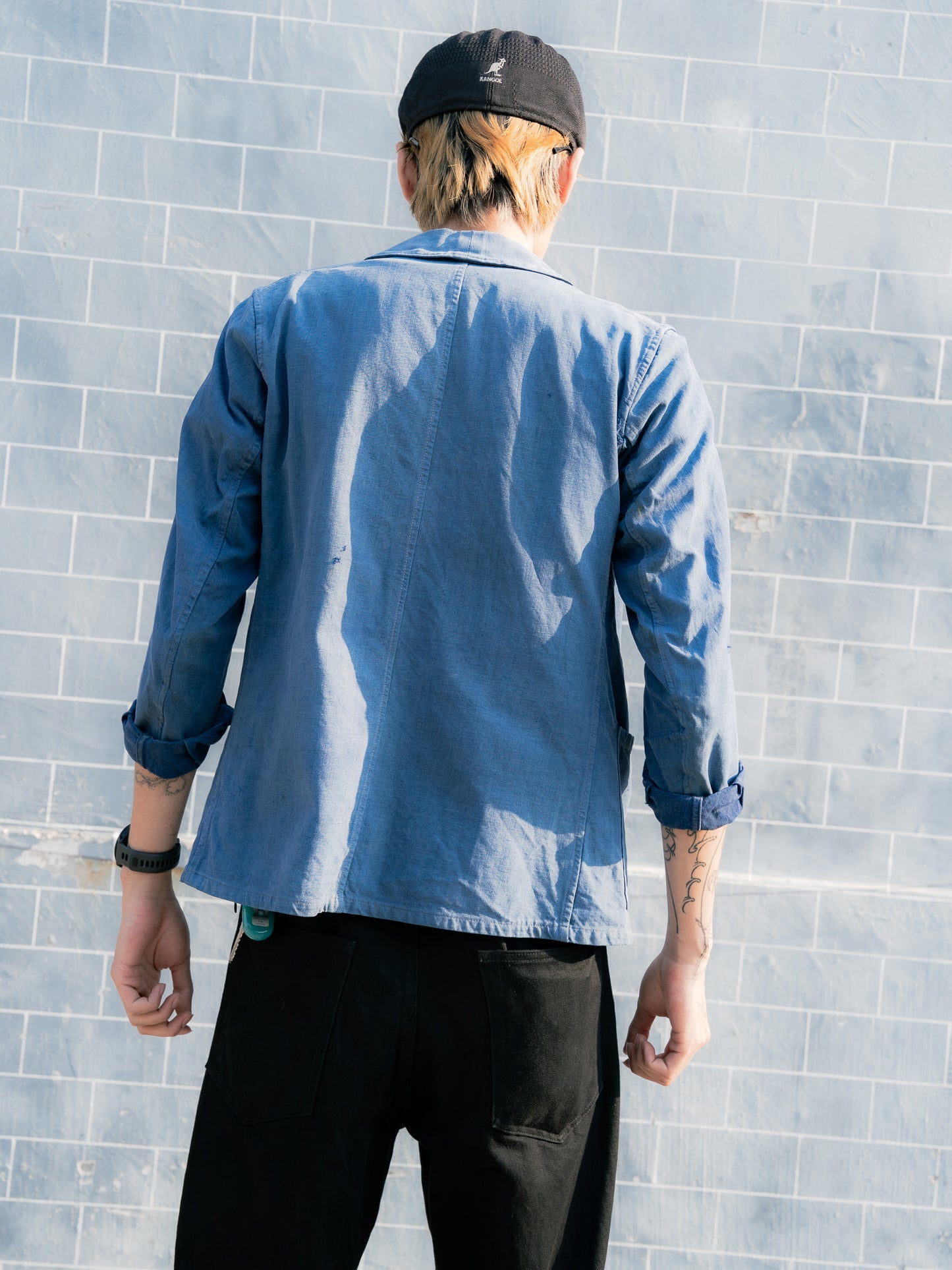1940s French Indigo Work Jacket
