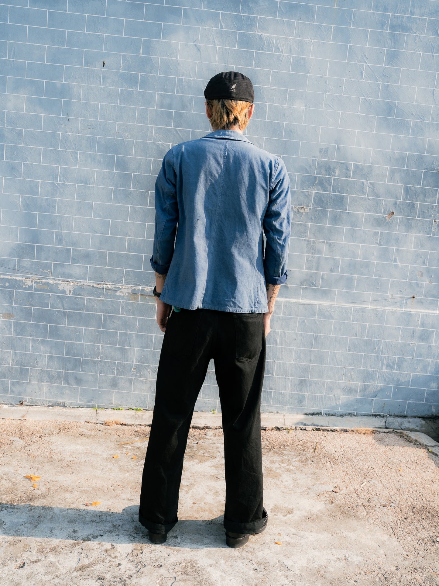 1940s French Indigo Work Jacket
