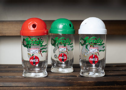 可口可樂 1992 Verdy Yomiuri Nippon FC Tsuyoshi Kitazawa 紀念玻璃杯