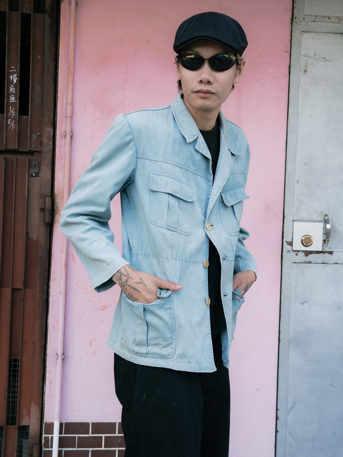 1950s French Cotton Sports Jacket