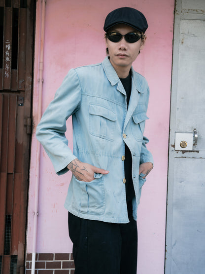 1950s French Cotton Sports Jacket