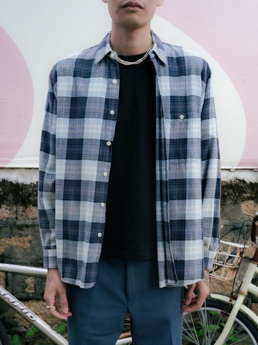 "RENO" Flannel Button-Up Shirt