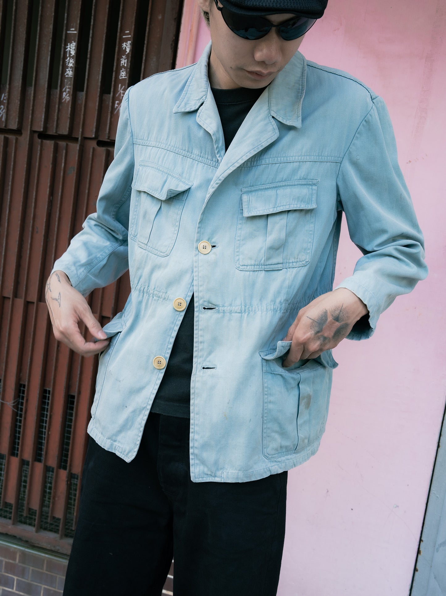 1950s French Cotton Sports Jacket