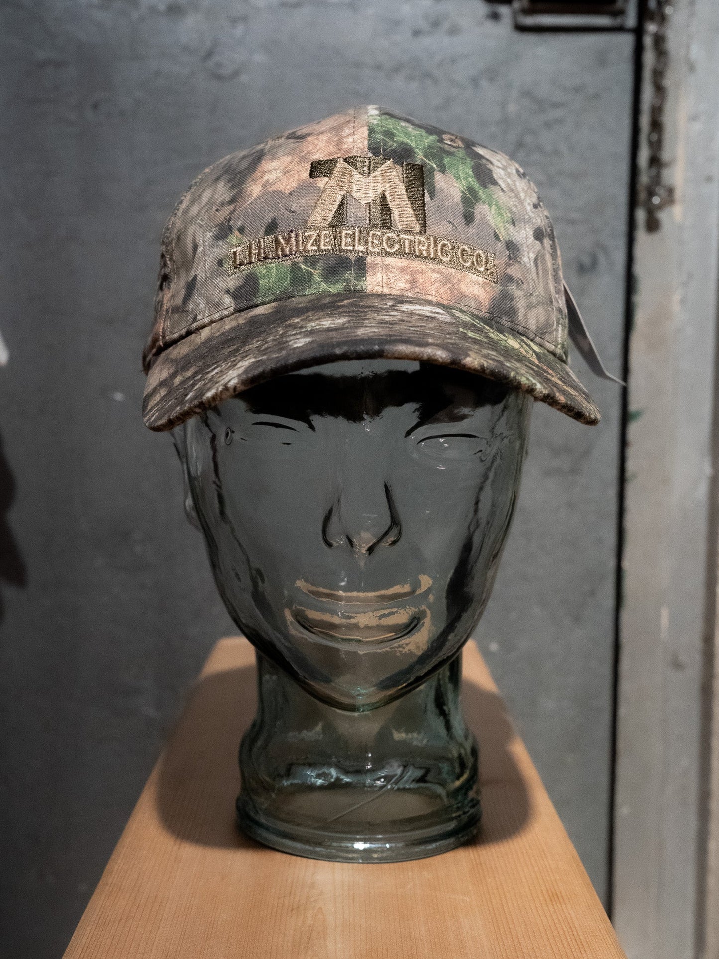 2010s "PORT AUTHORITY" Mossy Oak T.H. Mize Electric Co. Advantage Camo Cap - NOS