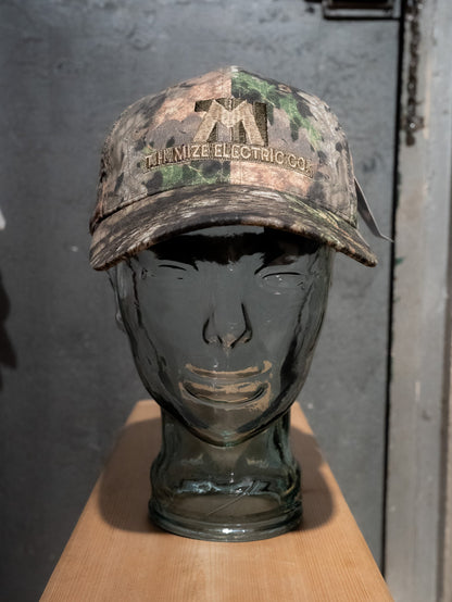 2010s "PORT AUTHORITY" Mossy Oak T.H. Mize Electric Co. Advantage Camo Cap - NOS