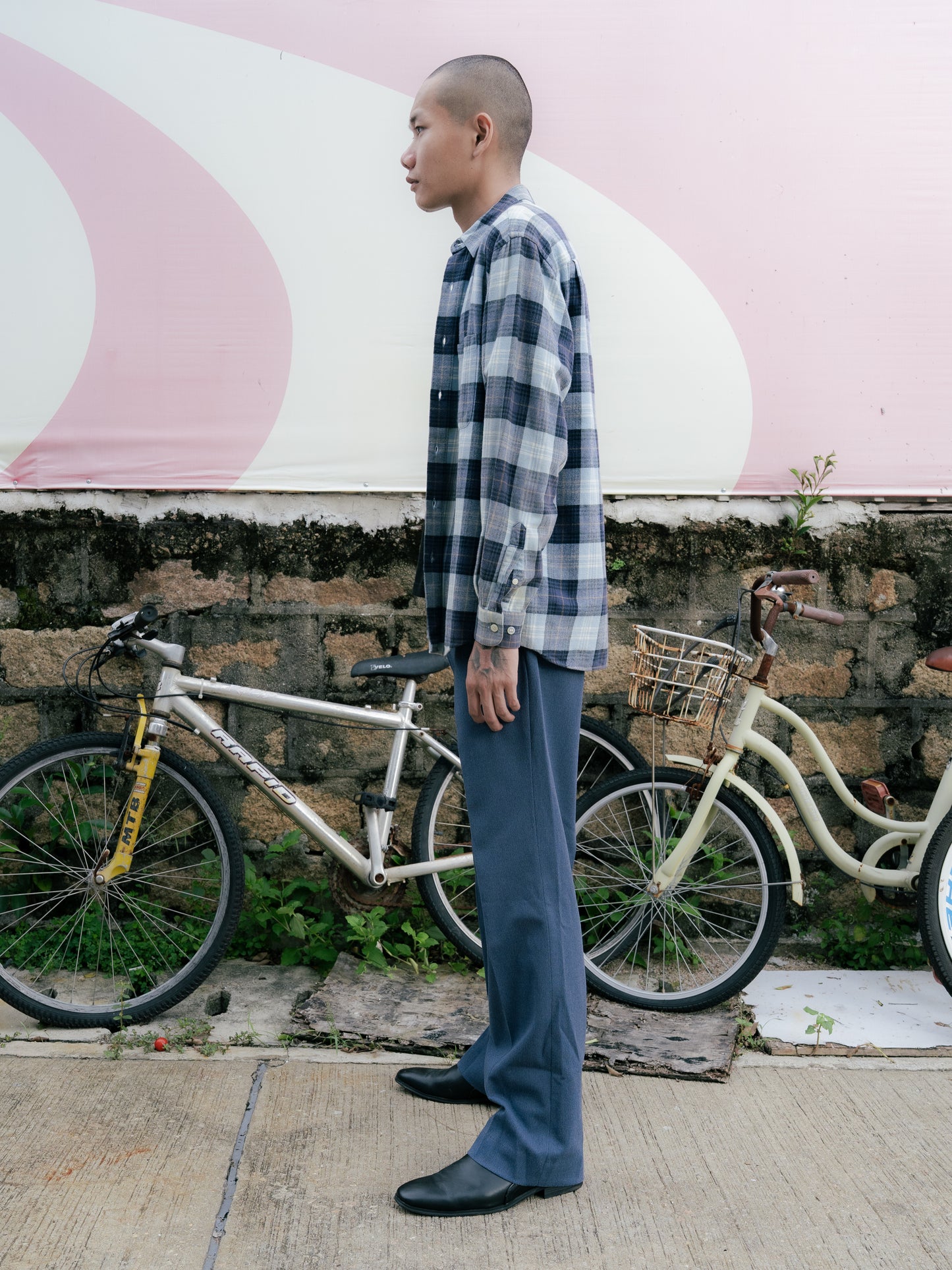 "RENO" Flannel Button-Up Shirt
