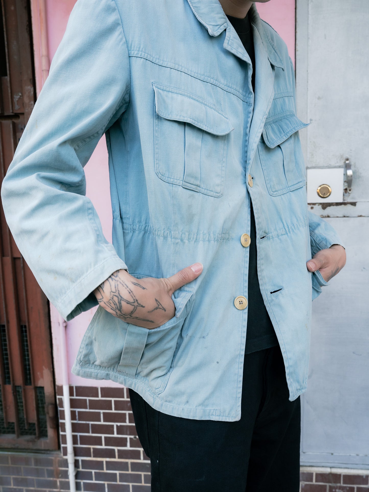 1950s French Cotton Sports Jacket
