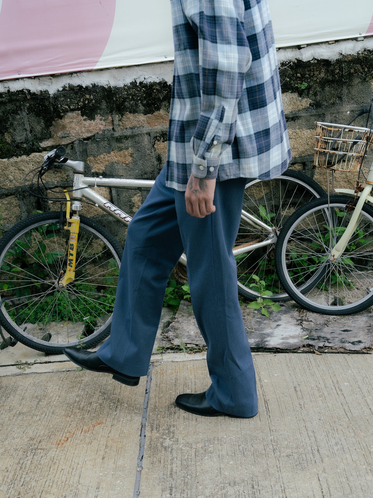 "RENO" Flannel Button-Up Shirt