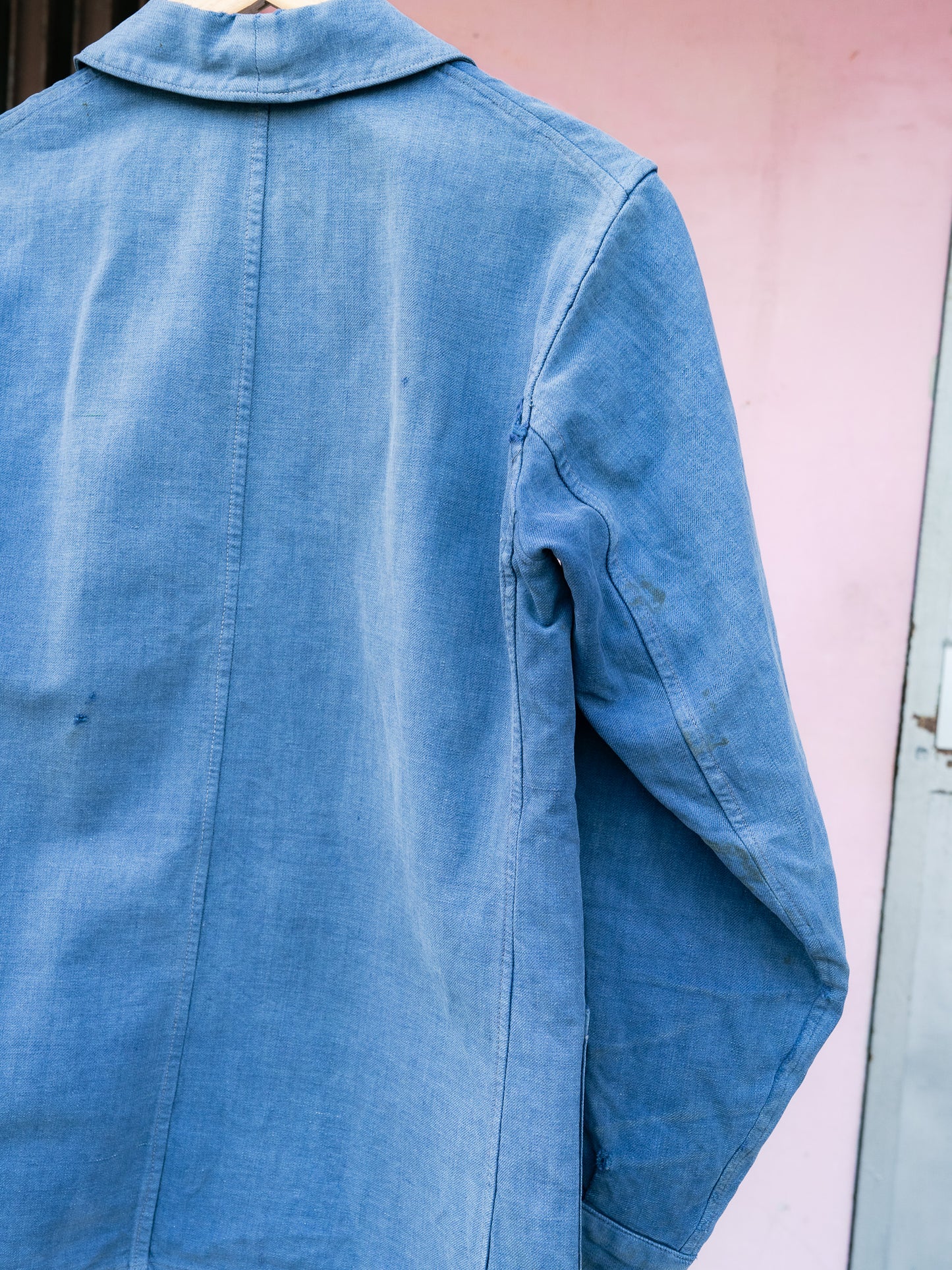 1940s French Indigo Work Jacket