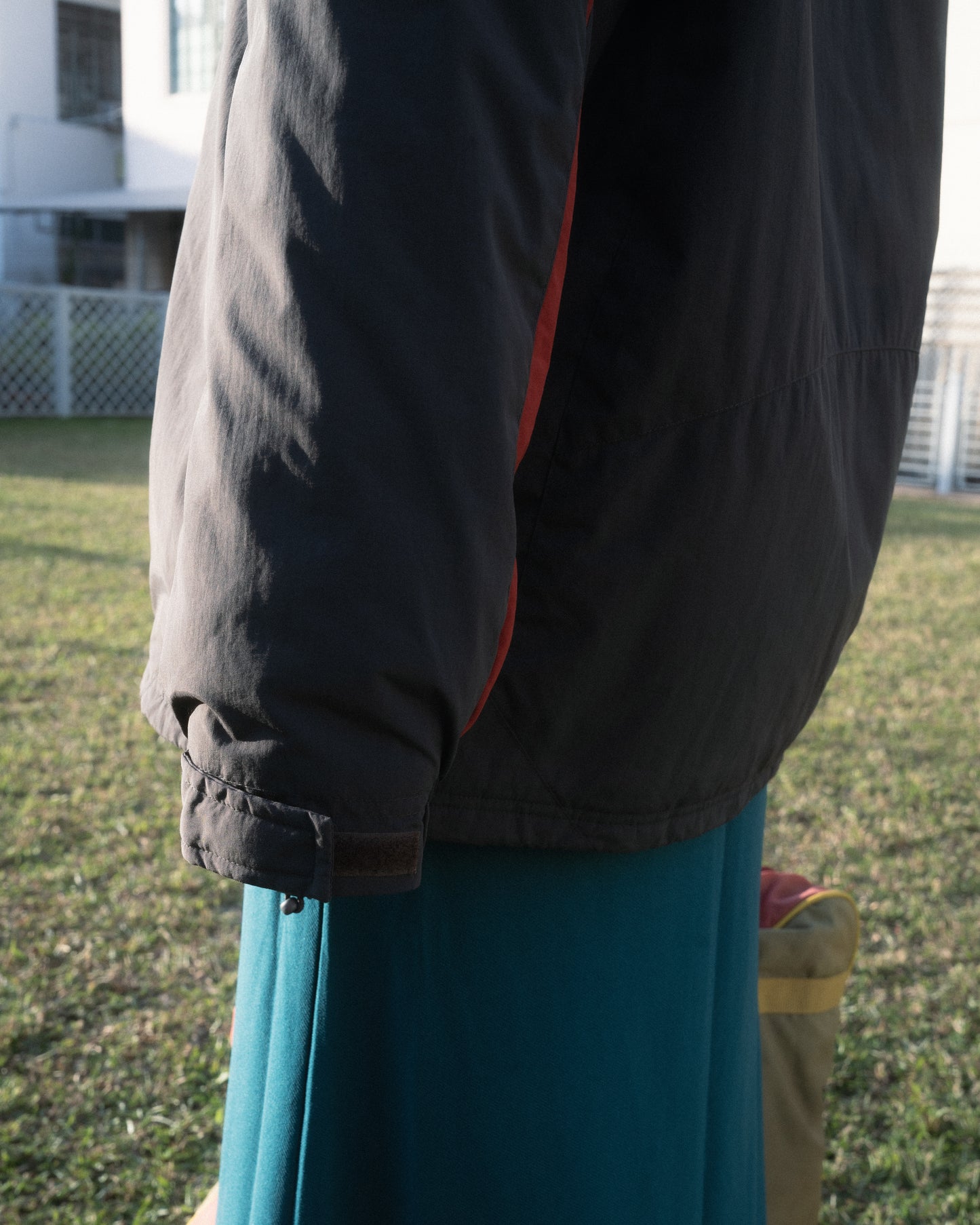 "FILA" Hidden-Hat Full Zip Jacket