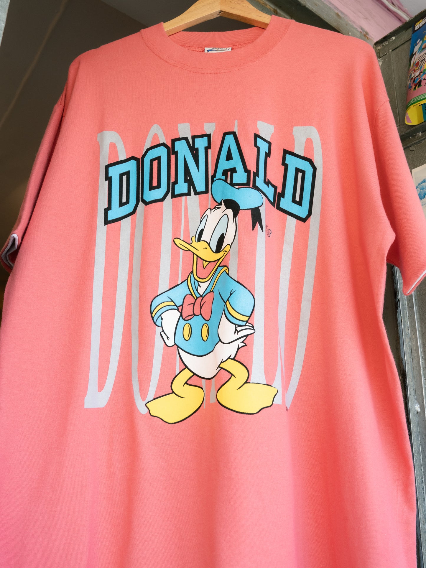 1990s "WELLINGTON APPAREL" Donald Duck Tee - NOS