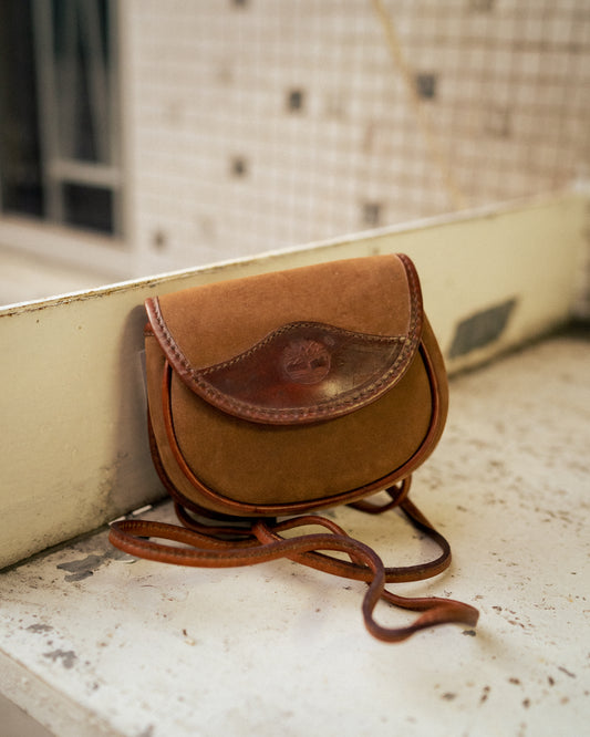 1990's "TIMBERLAND" Suede Mini Shoulder Pouch