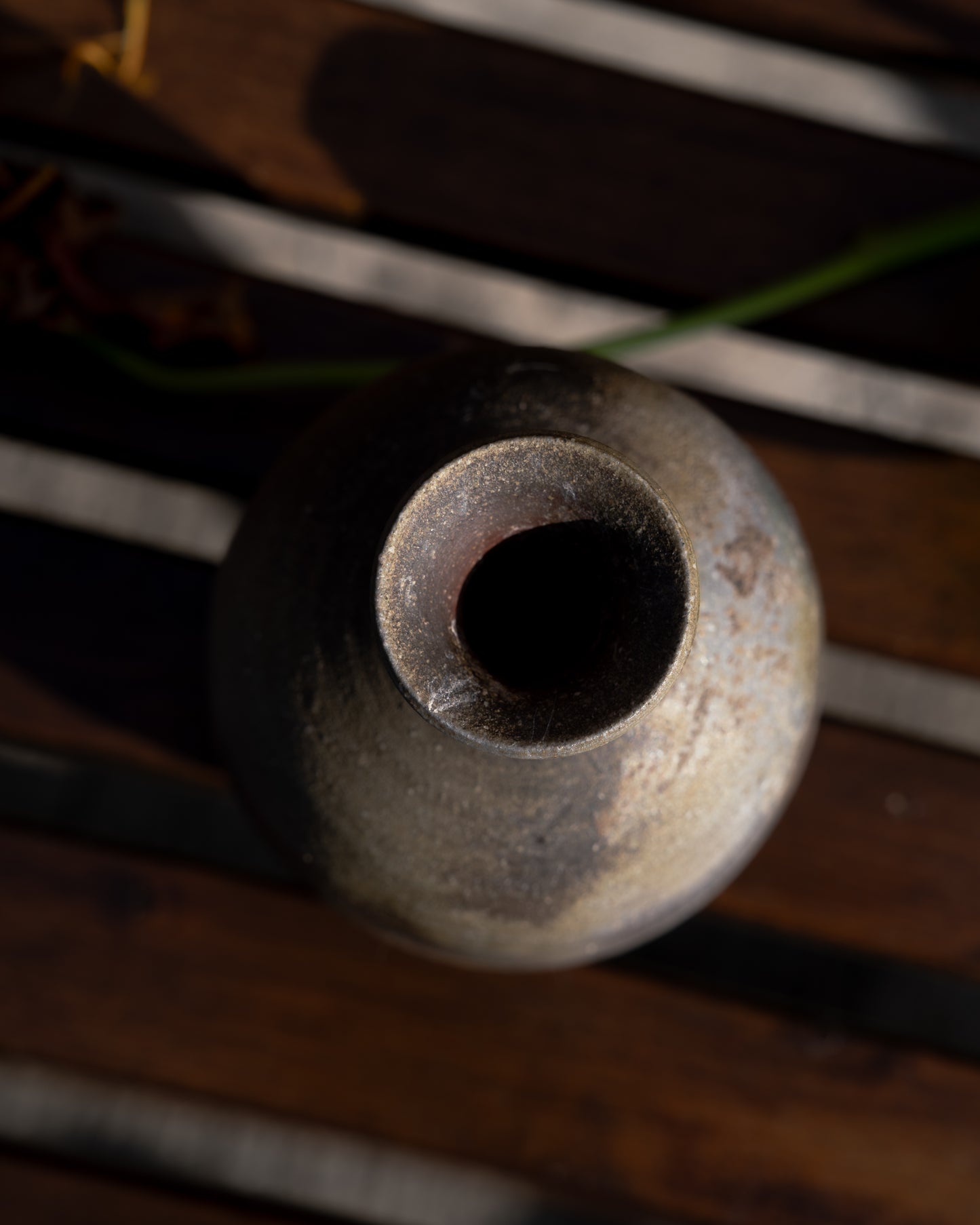 SHOWA ERA - Vase 昭和時期 備前焼 徳利型 一輪挿し 花器