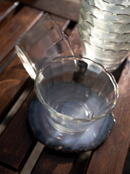 レトロなガラスのゼリーカップ