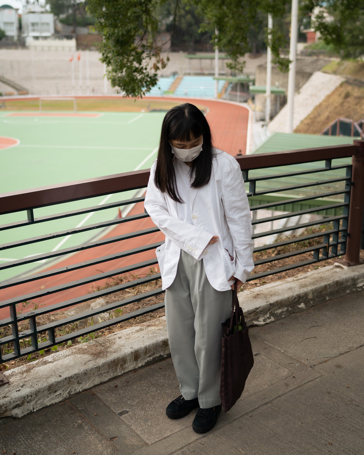 "PEPPY" Pleated Slack Pants