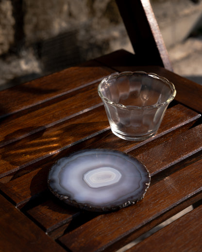 レトロなガラスのゼリーカップ