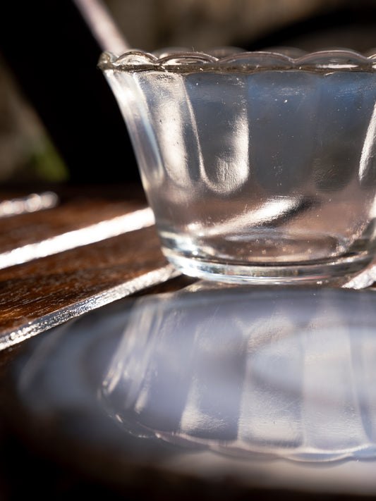 Retro Glass Jelly Cup