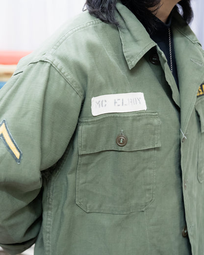 1960s U.S. Army OG-107 Type 1 Fatigue Shirt