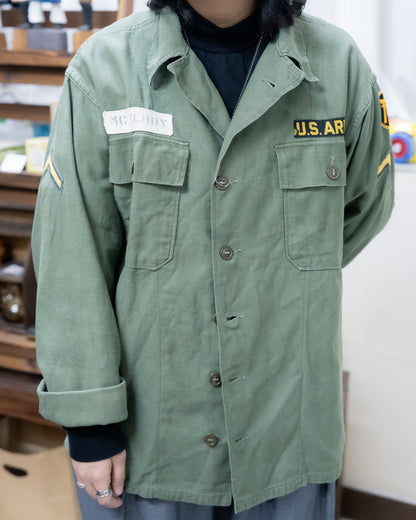 1960s U.S. Army OG-107 Type 1 Fatigue Shirt