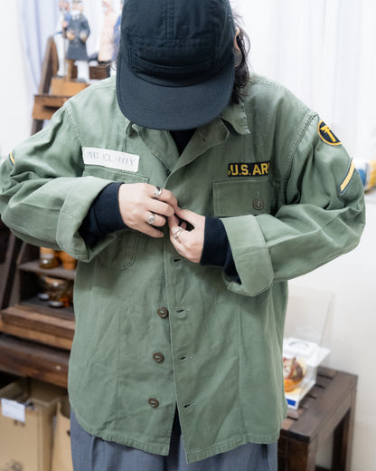 1960s U.S. Army OG-107 Type 1 Fatigue Shirt