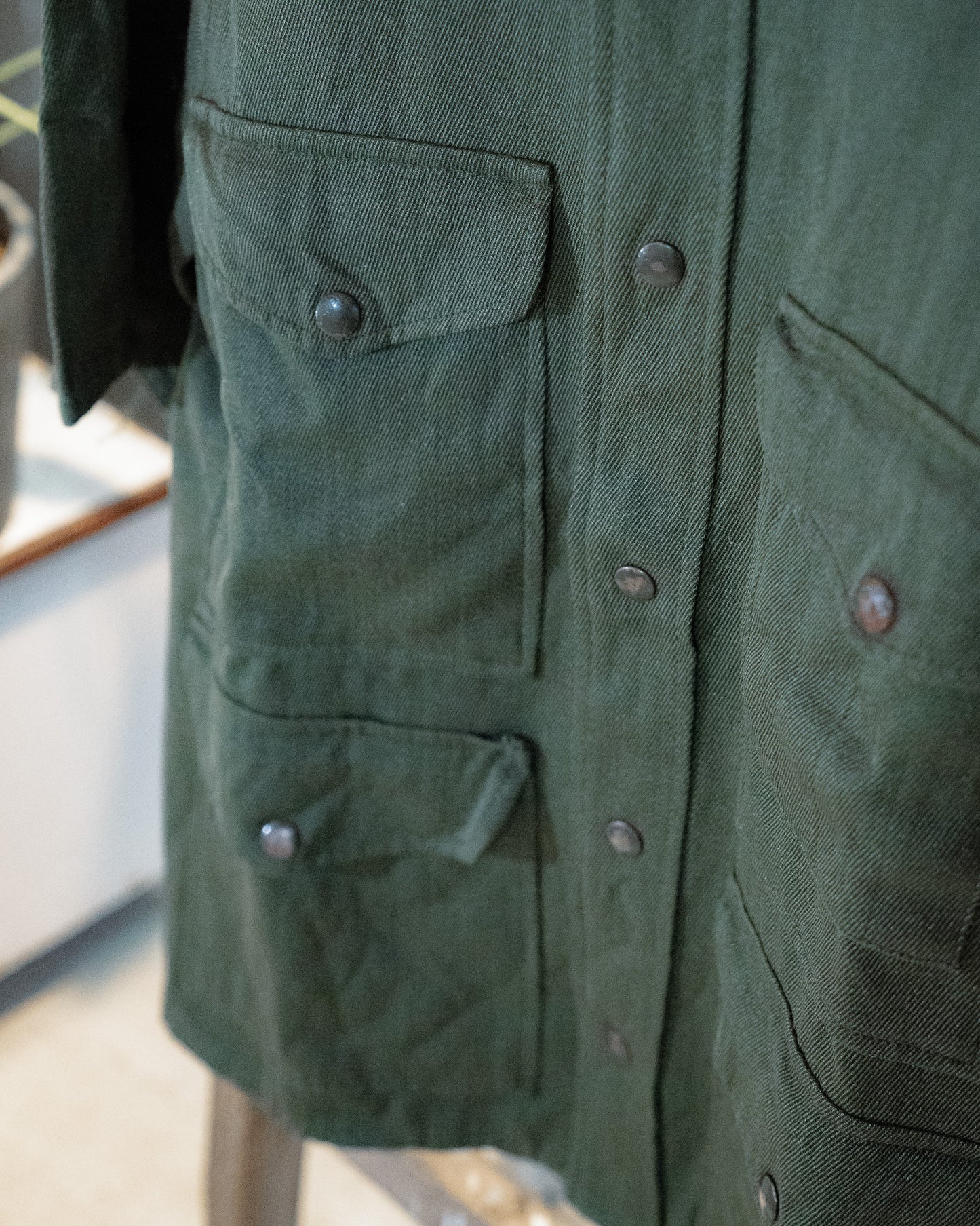 1950s DAY'S Ranger Whipcord Wool Cropped Sleeve Cruiser Jacket