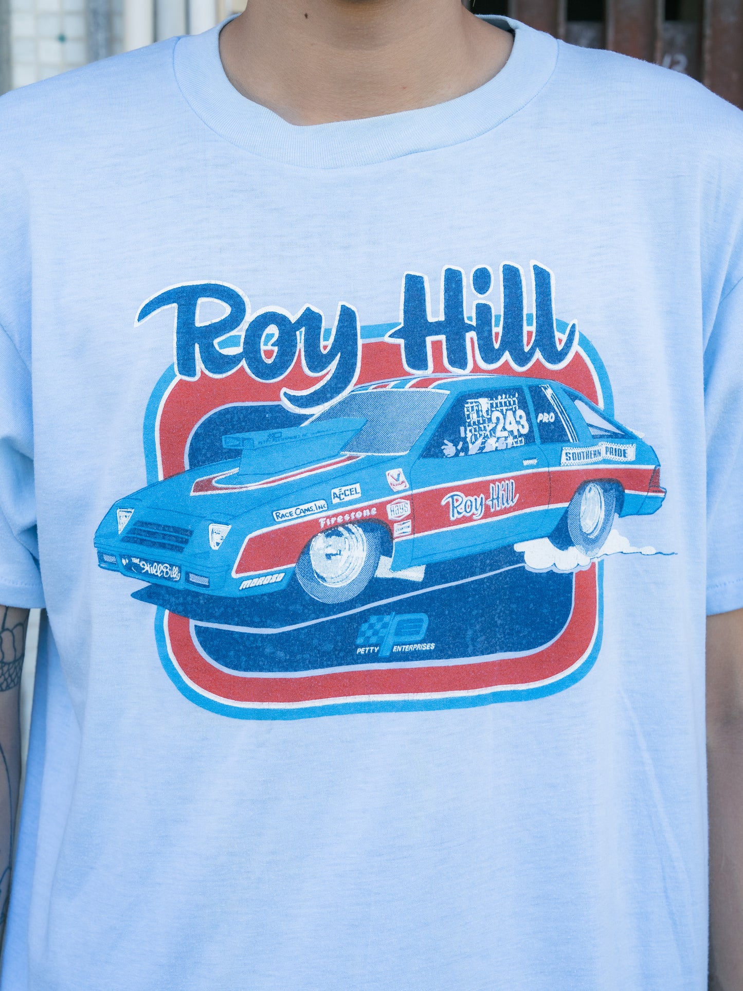 1980s "HANES" Roy Hill Racing Graphic Tee