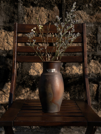 SHOWA ERA - Ceramic Vase 昭和時期 備前焼 桃辮堂 桃山窯 陶瓷花器