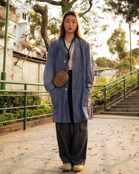1960's European Overdyed Duster Coat